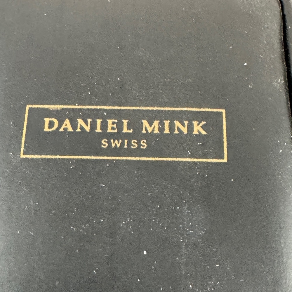 Vintage Designer Gold Coin Edge Bezel Daniel Mink Swiss Made Luxury Watch - Picture 8 of 13